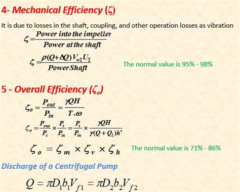 explain various losses 8 efficiencies of a centrifugal pump|centrifugal pump loss and efficiency.